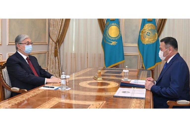 Президент Ұлттық қауіпсіздік комитетінің төрағасы Ермек Сағымбаевты қабылдады