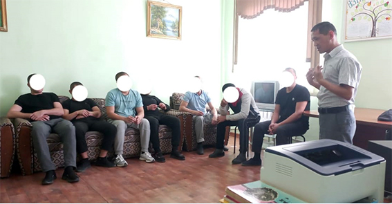Сотталғандармен тренинг өтті