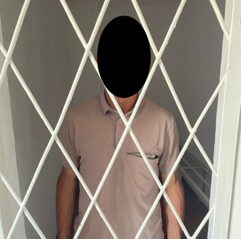 Түркістан облысында 56 жастағы азамат қамауға алынды