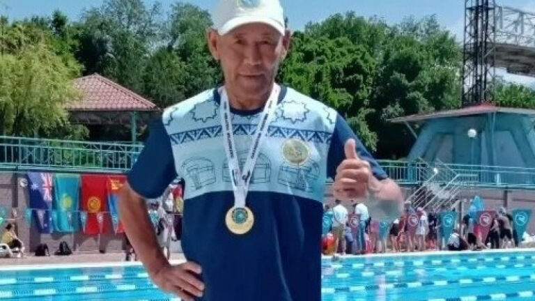 60 жастағы паражүзуші ардагерлер арасында Қазақстан чемпионы атанды