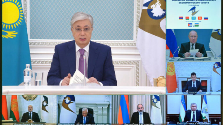 Қасым-Жомарт Тоқаев Жоғары еуразиялық экономикалық кеңестің отырысына қатысты