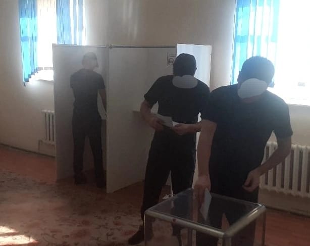 Қамаудағы азаматтар да дауыс берді