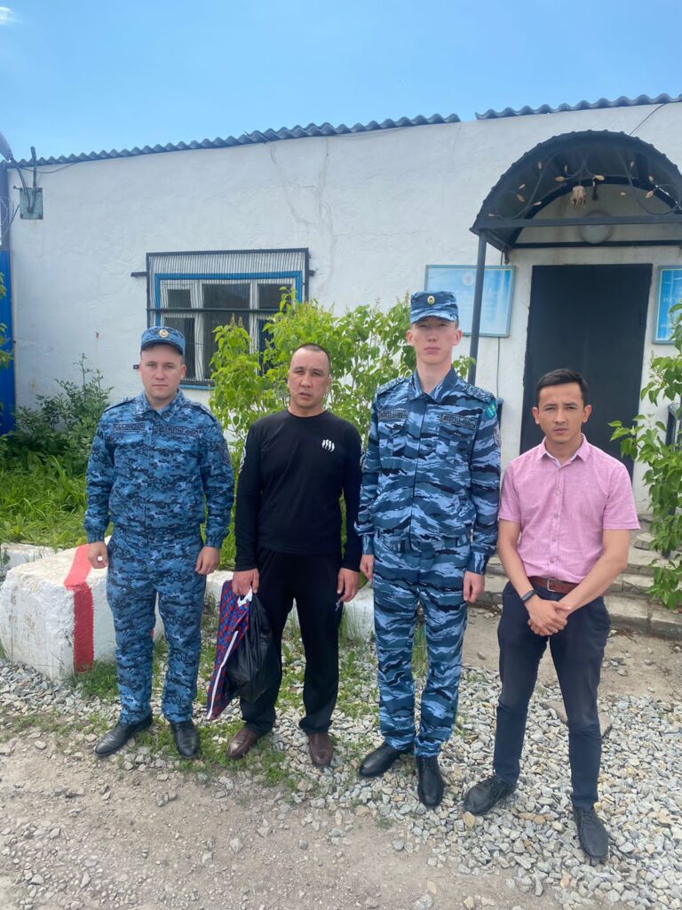 «Қақпа алдындағы кездесу» әлеуметтік жобасы «ЕС 164/8» мекемесінде жүзеге асырылды