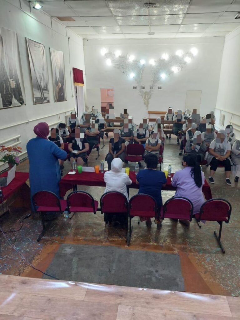 Алматы облысының әйелдер мекемесіндегі теологтың жұмысы