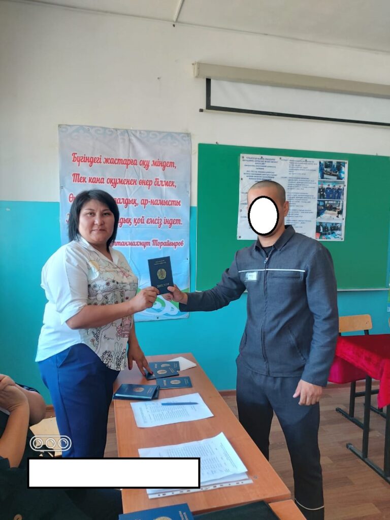 Қызылордада 37 сотталғанға диплом табысталды
