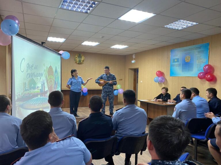 В следственном изоляторе г.Кокшетау состоялся музыкальный конкурс патриотической песни