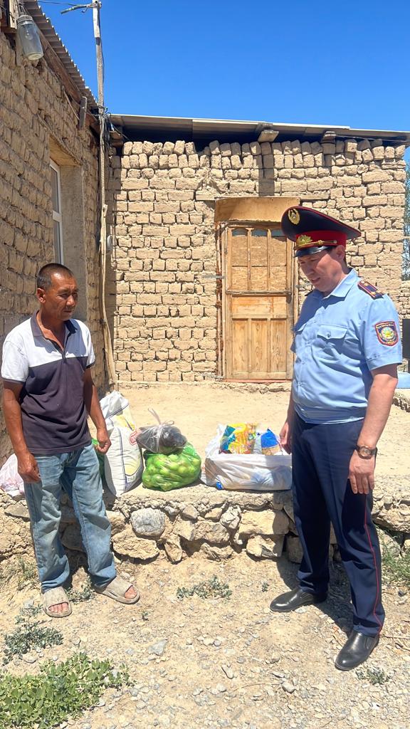 Созақтық полицейлер сауабы мол іс жасады