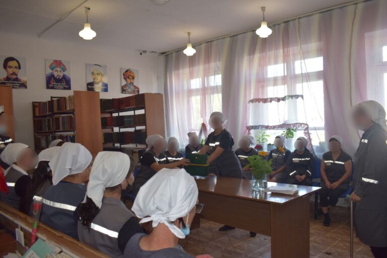 Петропавлдағы әйелдер колониясында «Кітаптар әлемінде» зияткерлік ойыны өткізілді