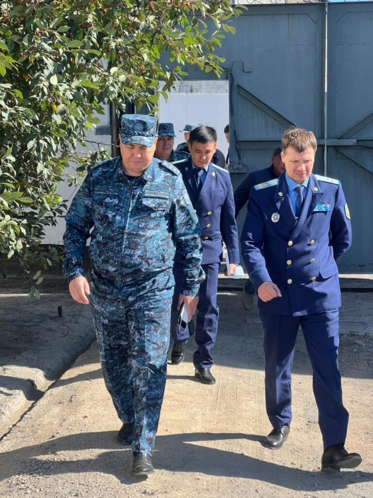 Елордалық түрмеге Ақмола облысының прокуратурасының қызметкерлері жұмыс сапармен келді