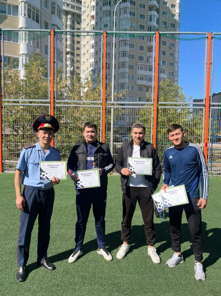 Было проведено соревнование по игре в футбол