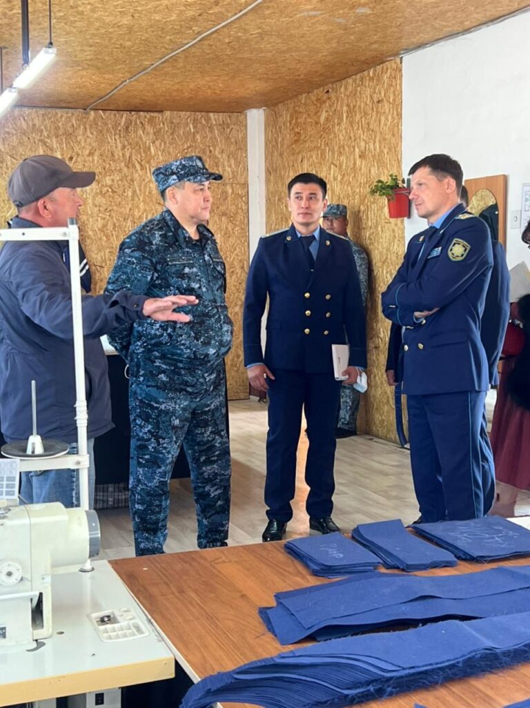 Столичную колонию с рабочим визитом посетили представители прокуратуры Акмолинской области