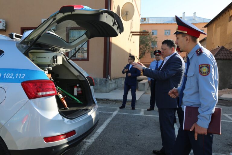 Түркістан қаласына ҚР ІІМ-нің орынбасары Ержан Саденов қызметтік іссапармен барды
