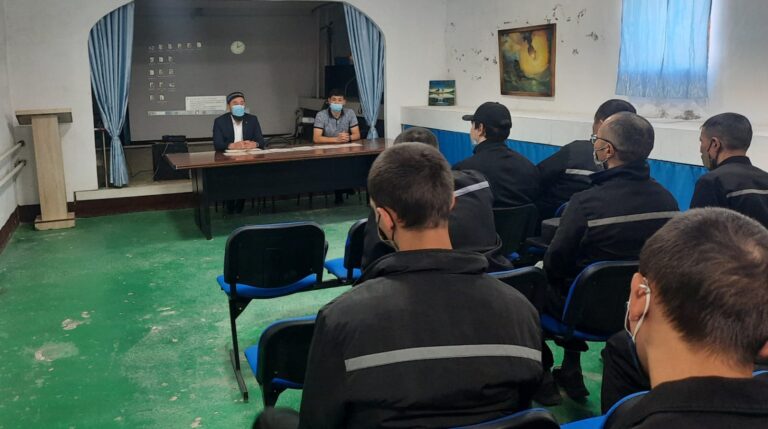 Елордалық түрмедегі сотталғандарға көркем фильм көрсетіліп дәріс өткізілді