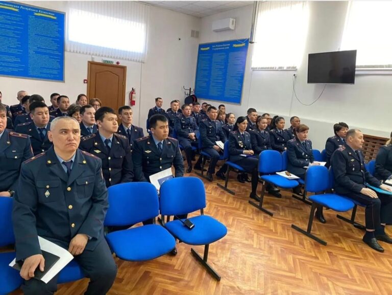 Астана қаласы бойынша ҚАЖ департаментінің жеке құрамы арасында азаптауға қарсы сабақ өткізілді