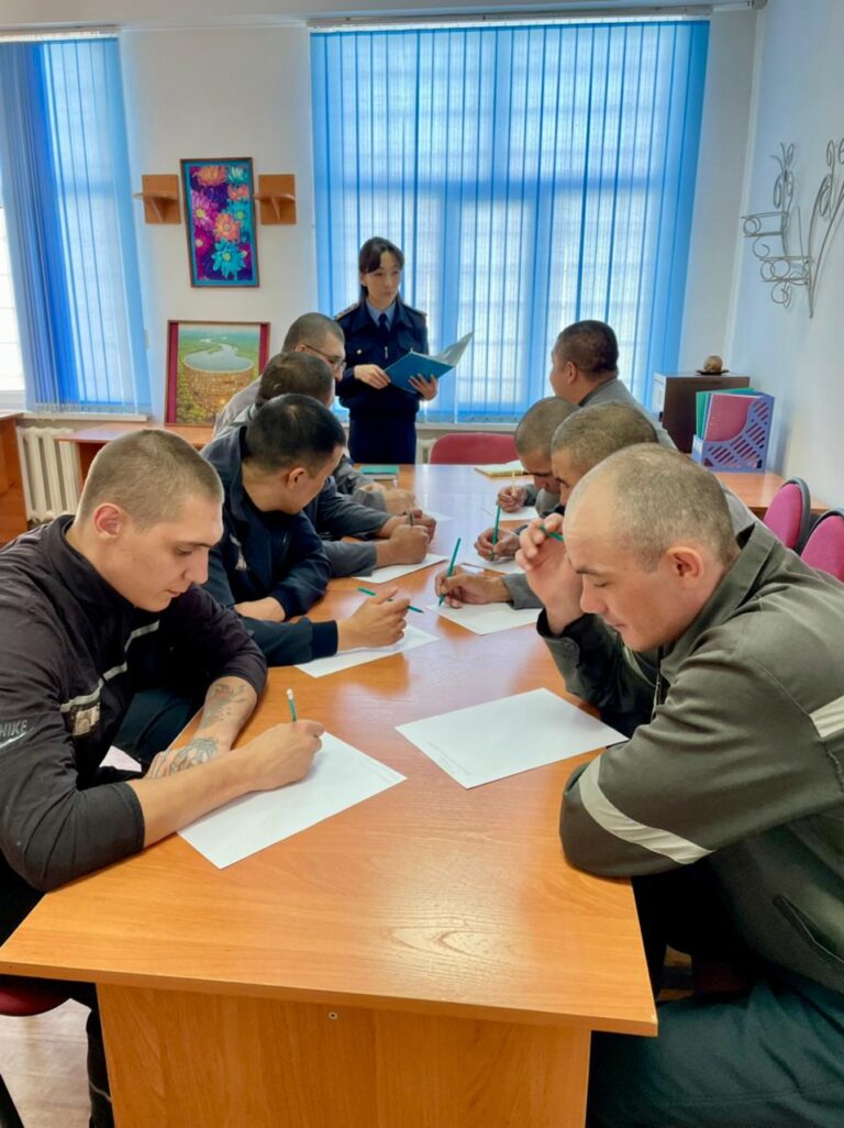 Алматы облысының колониясында «Сотталғандарға арналған психологиялық клуб» ашылды