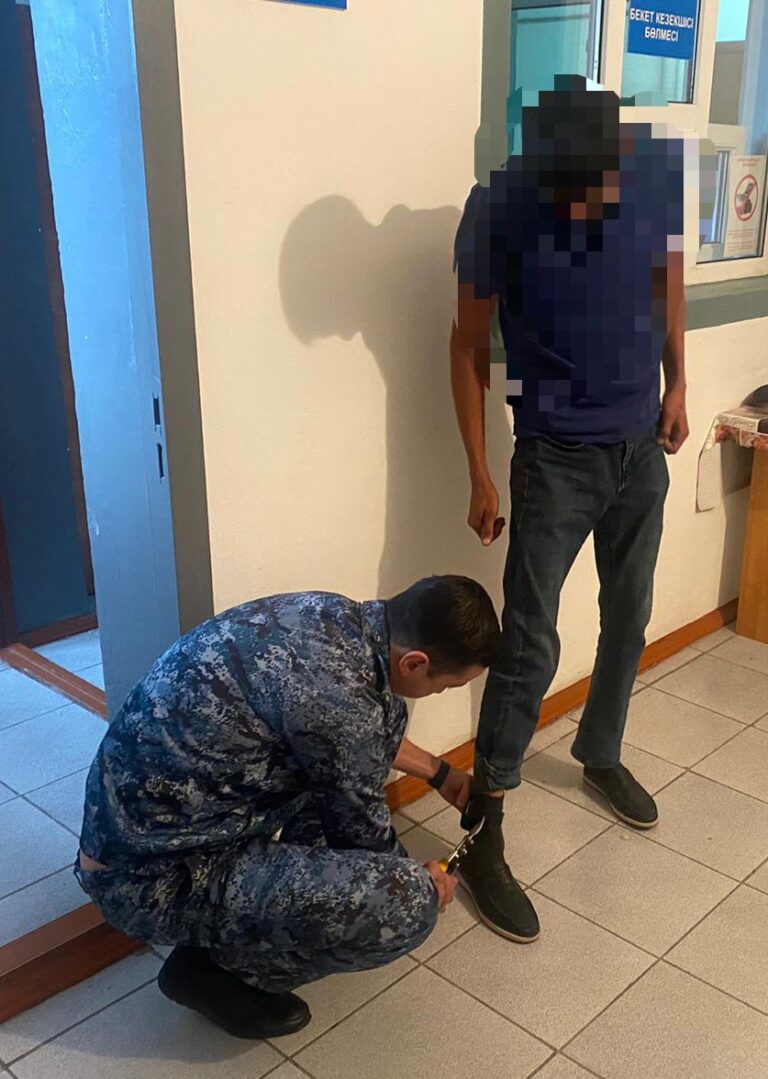Электрондық бақылау құралғысы орнату нәтижесімен сотталған бас бостандығынан айырылды