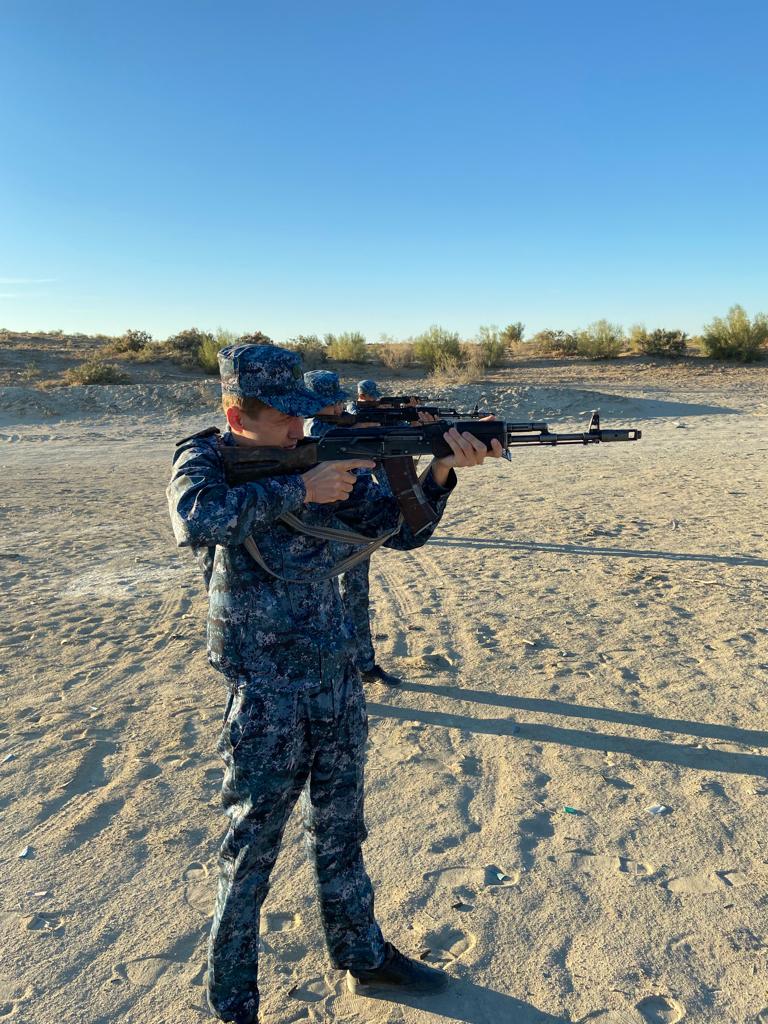 Жеке құрамның оқ ату дағдылары жетілдірілді