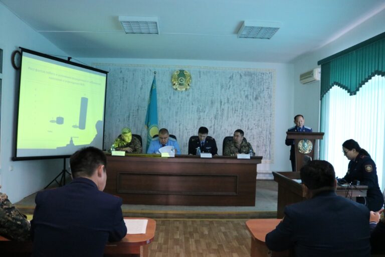 В Департаменте УИС по Актюбинской области проведено заседание по профилактике правонарушений среди заключенных, отбывающих наказание в исправительных учреждениях