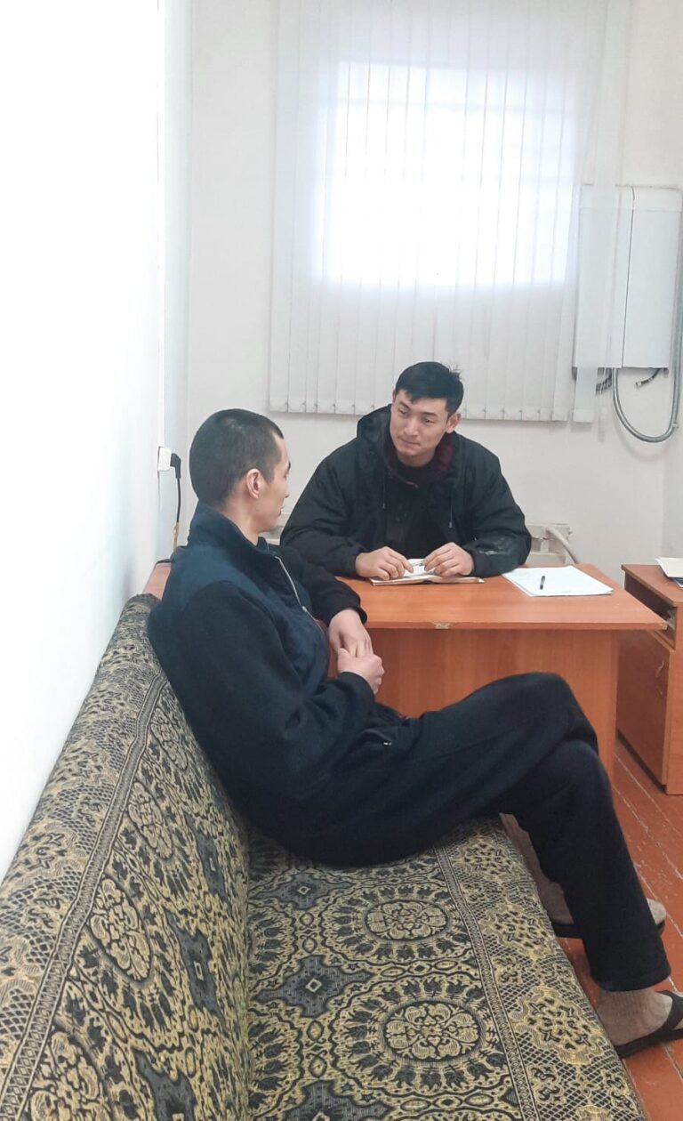 Учреждение №64 посетил теолог ЦИР УДР г.Астана