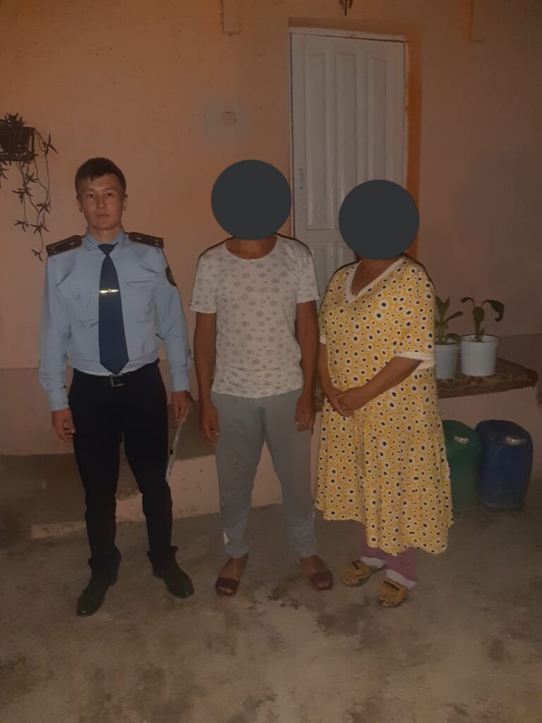 Келес ауданында заңды бұзған жігітке ескерту берілді