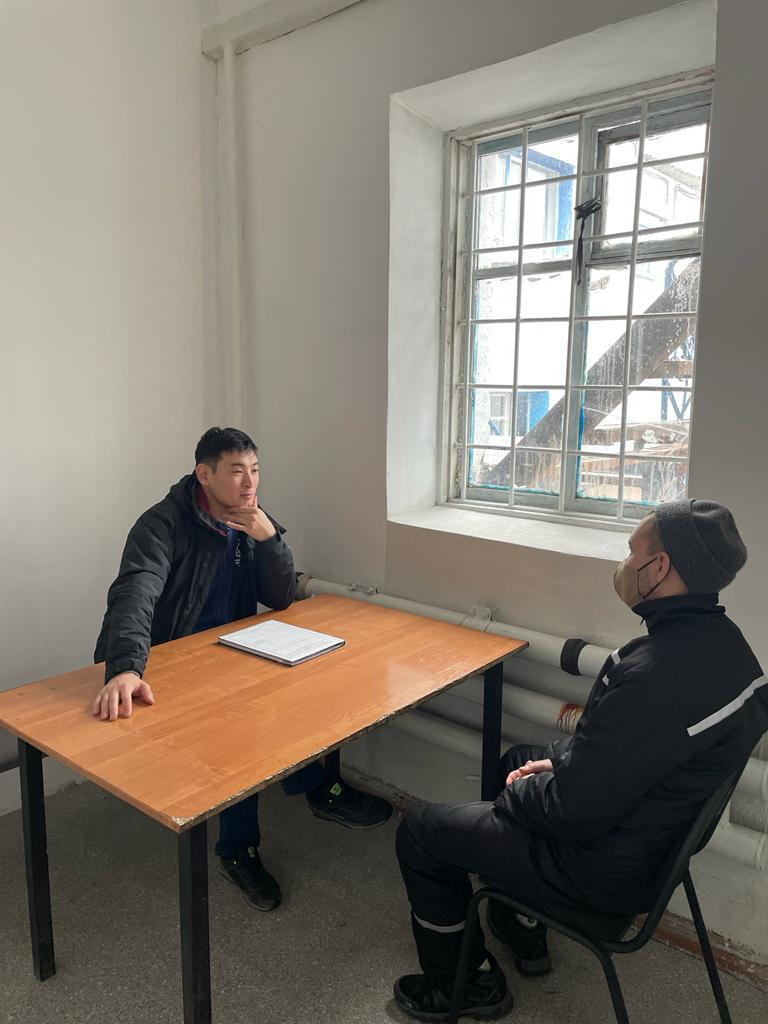 Проведение теологической работы с верующими осужденными в столичной колонии