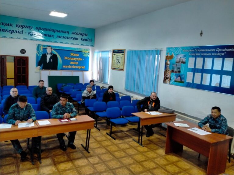 Ақтөбедегі түзеу мекемесінде жұмысшы- сотталғандардың қауіпсіздігін қамтамасыз ету мәселесі қаралды