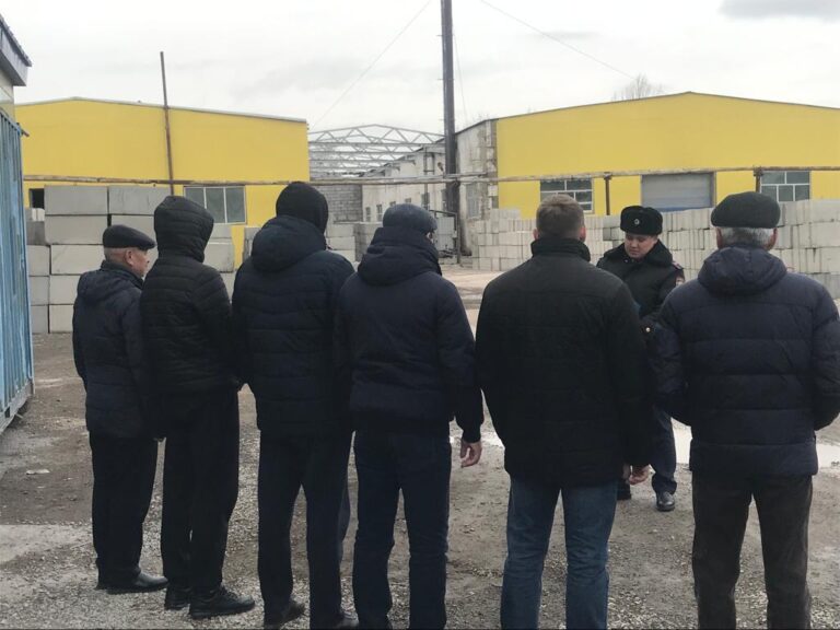 Сотрудниками учреждения №3 произведена проверка рабочих объектов