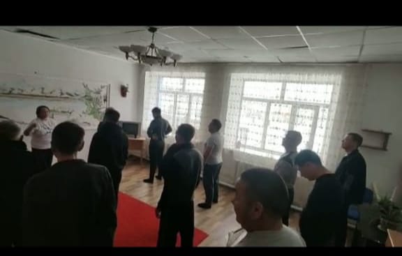Тренировку цигун провели с осужденными в колонии Астаны