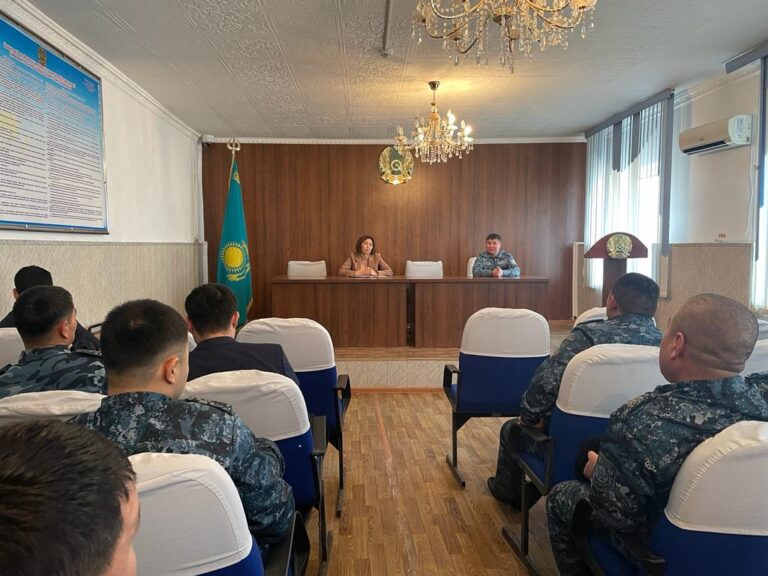 Тергеу изоляторында сыбайлас жемқорлыққа қарсы түсіндірме жұмысы күн тәртібінен түскен емес