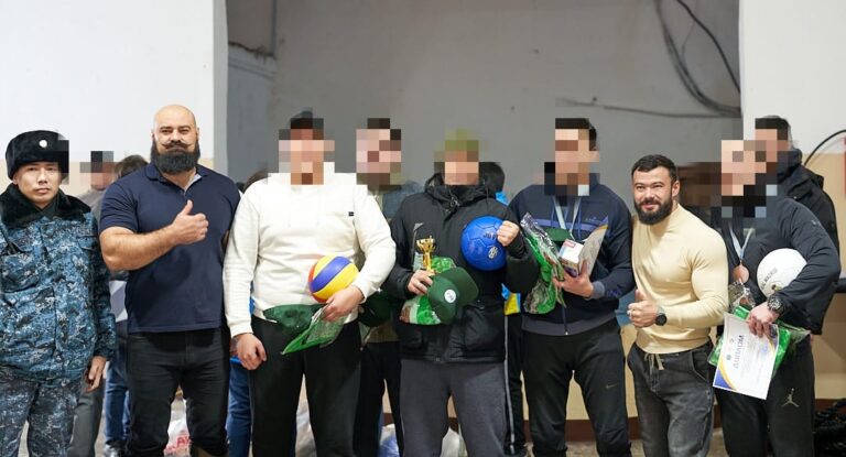 №3 мекемеде сотталғандар арасында спорттық іс-шара өтті