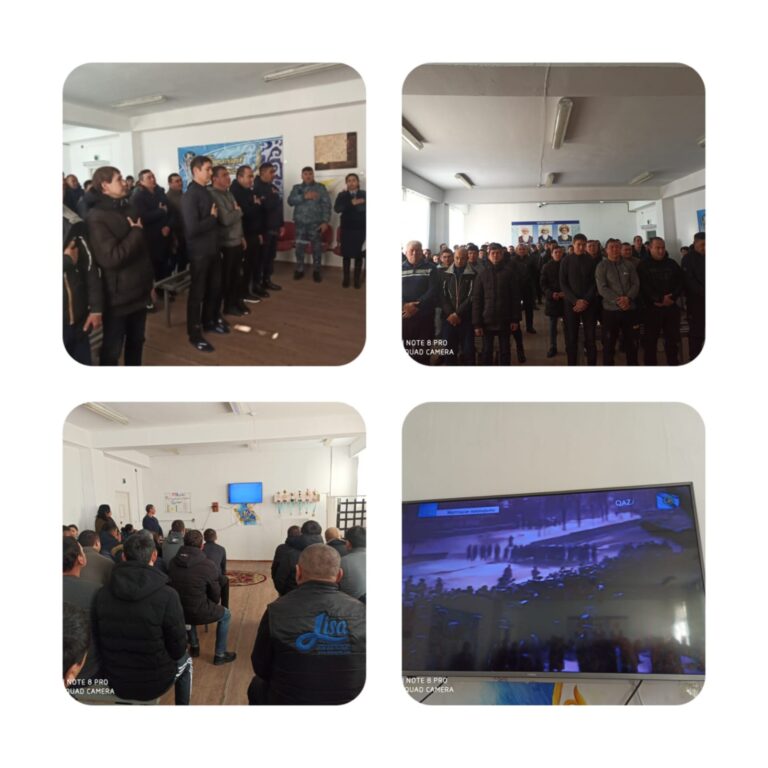 В Алматинской области осужденные почтили память жертв Независимости