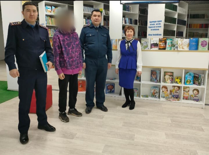 Жасөспірімдер арасындағы «Кітап таусылмас қазына» атты шарасы