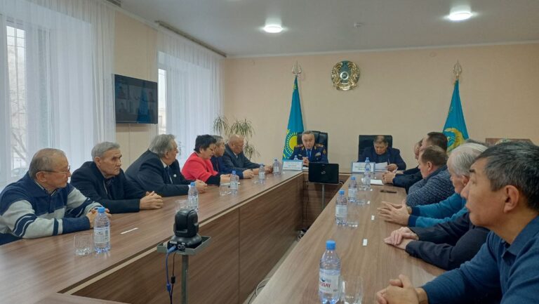 В ДУИС по СКО встретились с ветеранами ведомства
