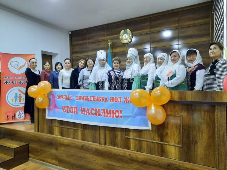 Төлебиде «Зорлық-зомбылықсыз 16 күн» акциясы аясында ақжаулықты аналармен кездесу өтті