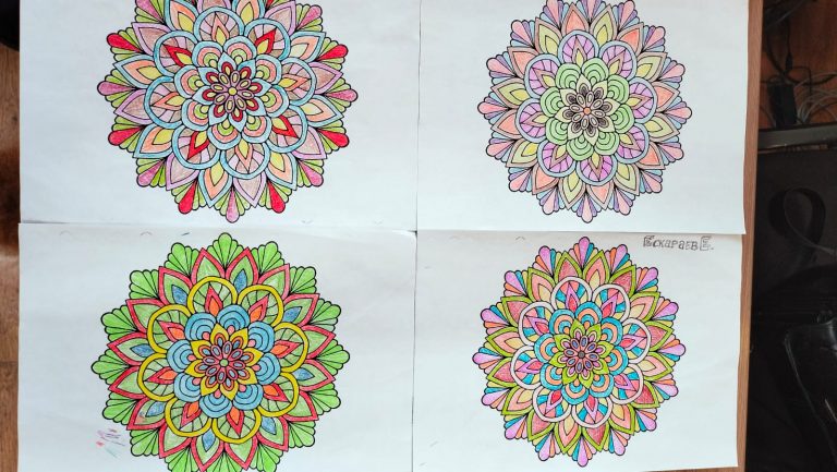 Психологи столичное колонии провели занятие с использованием одного из видов арт-терапии – мандалотерапии