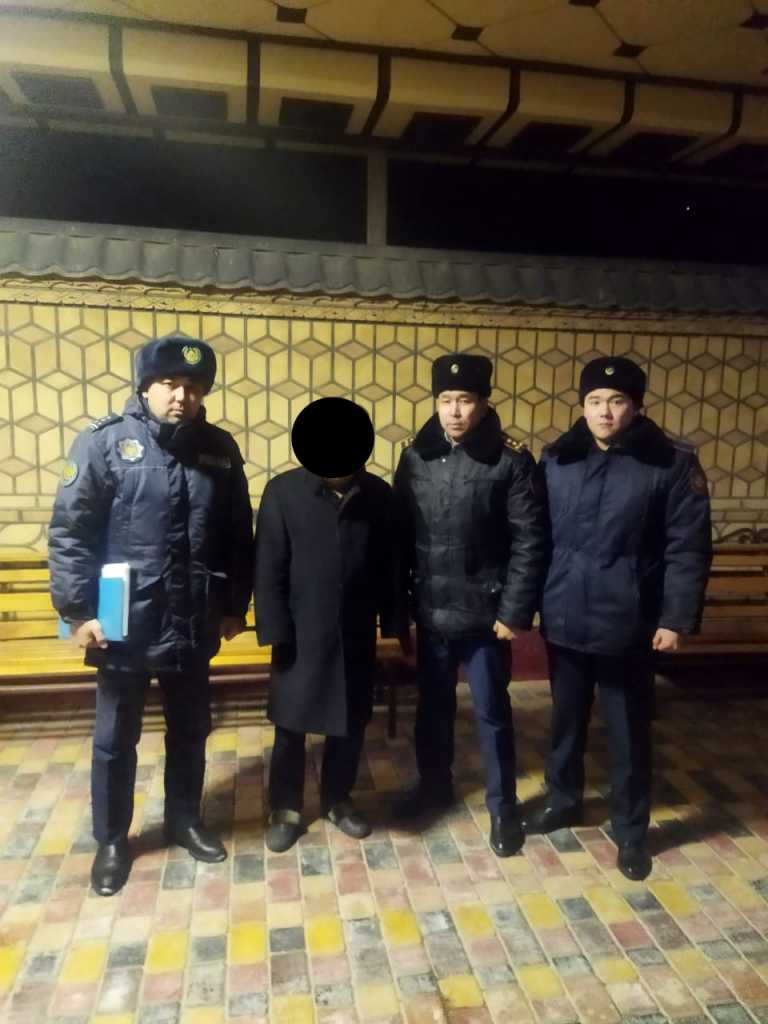 Сауран ауданында бір сотталғанға ескерту берілді