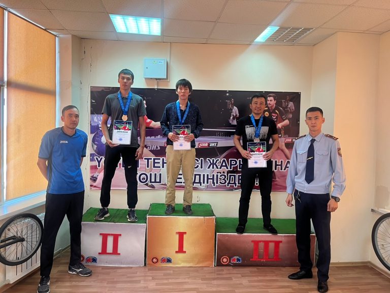 В Мангистау прошел турнир по настольному теннису среди подучетных лиц