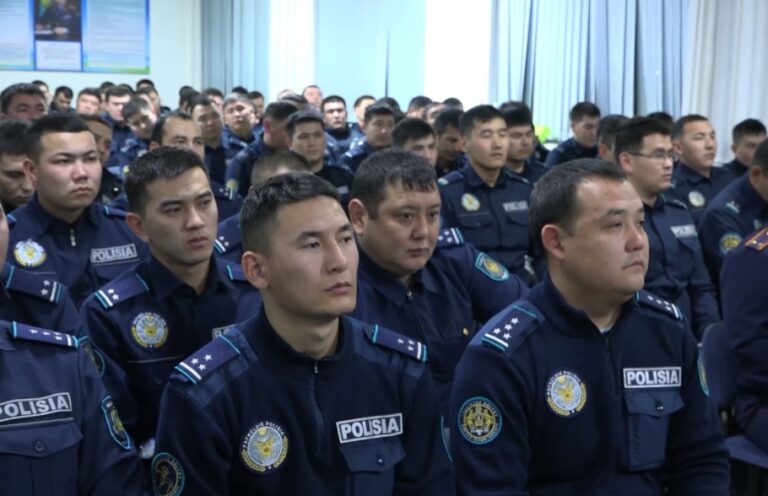 Түркістан қалалық полиция басқармасы патрульдік полициясының жеке құрамымен кездесу өтті