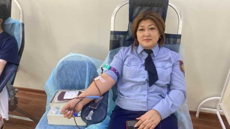 №57 мекеменің ҚАЖ қызметкерлері донор болды