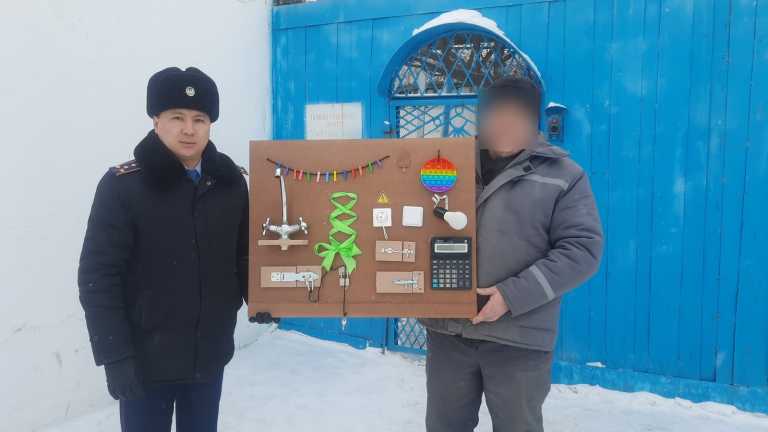 Семейде қатаң режимдегі колониядағы сотталушы түзету-дамыту орталығына арнап «бизиборд» жасады
