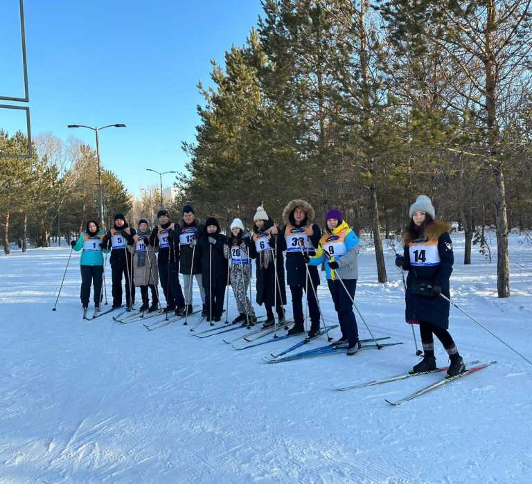 ҚАЖ қызметкерлері арасында шаңғы жарысы ұйымдастырылды