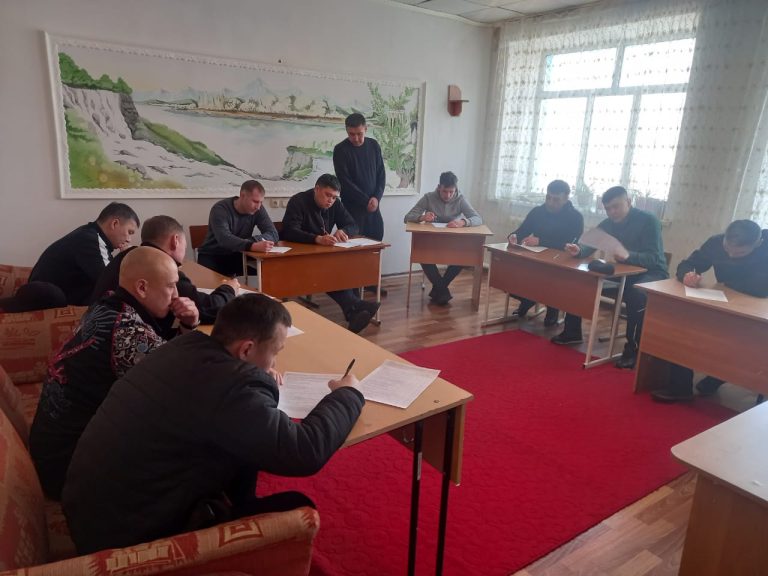 Л.Н.Гумилев атындағы ЕҰУ ұстазы астаналық колонияда психодиагностикалық тексеру жүргізді