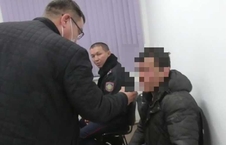 Полицейлер мас халде көлік басқарып, тұрғындардың мүлкіне зиян келтірген жүргізушіні анықтады