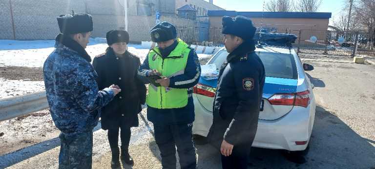 ҚАЖ қызметкерлерінің жекеленген автокөліктері тексерілді