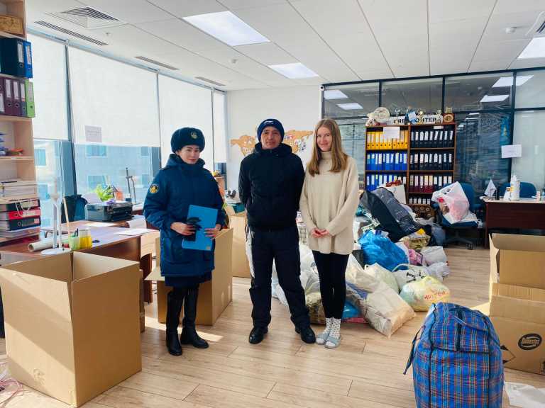 Осужденный состоящий на учете в службе пробации, оказал помощь пострадавшим от землетрясения в Турции