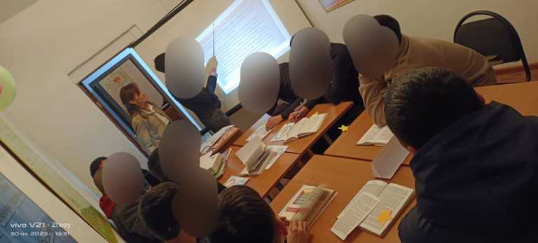 Білім алушы сотталғандар ашық сабақта белсенділік танытты