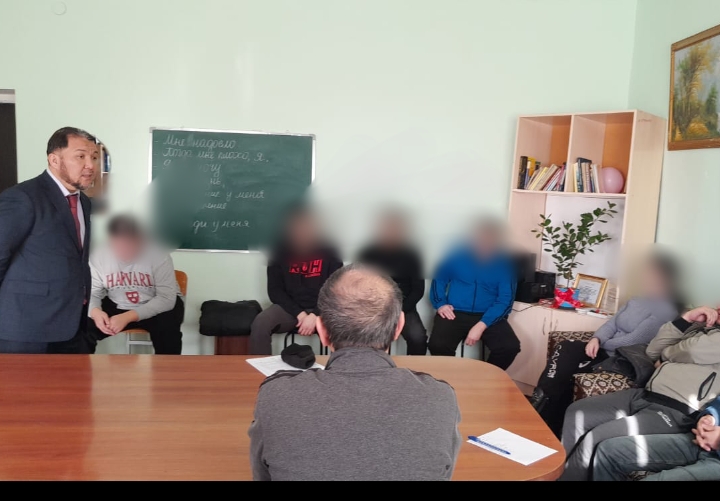 Қызылордада теолог маман сотталғандарға сабырлық тақырыбында дәріс оқыды