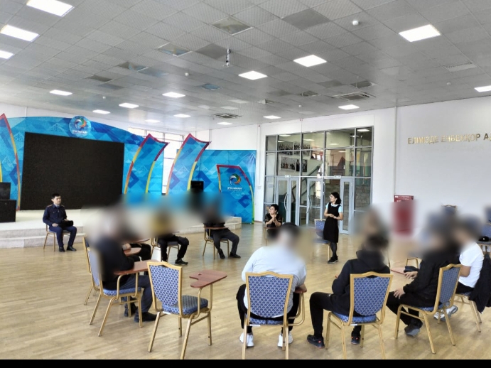 Жазасын өтеушілермен тимбилдинг өтті