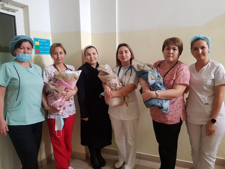 В Алматинской области домой выписаны тройня