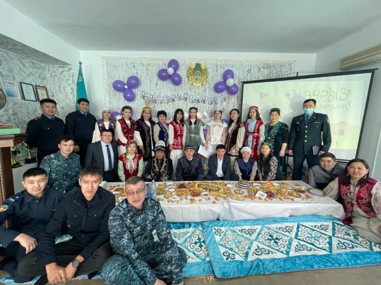 Ақтөбеде ҚАЖ қызметкерлері Наурыз мерекесін тойлады